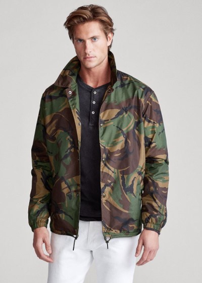 Men's Polo Ralph Lauren Print Jackets | 802751ZKN